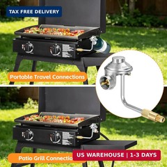 Griddles Regulator for Blackstone 17″ & 22″ Tabletop Griddles, Grill Replacement