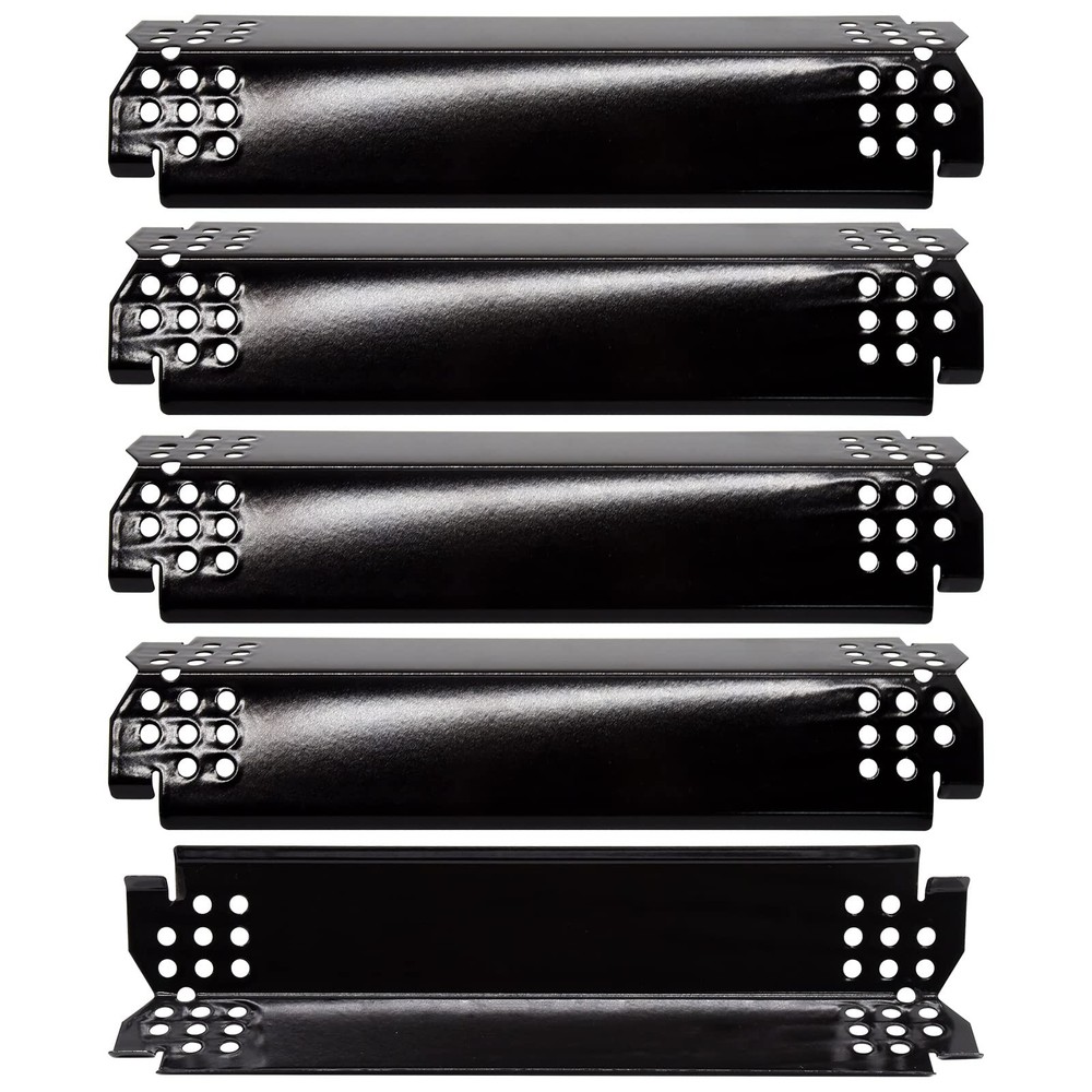 Grill Heat Plates Shields 14 9/16″ x 4 3/16″ Porcelain Steel for Nexgrill 5
