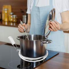 Heat Diffuser Flame Reducer Simmer Plate, Stainless Steel Heat Diffuser for Gas