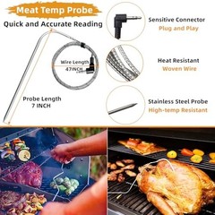 Digital Temperature Controller for Wood Pellet Grill Smoker, Upgrade Control Boa