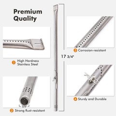 Grill Replacement Parts Set for 4 Burner Models, Stainless Steel Components
