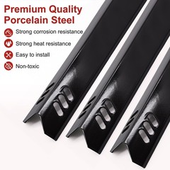 15 inch Porcelain Grill Heat Shields Replacment for Dyna-Glo DGF510SBP, DGF49…