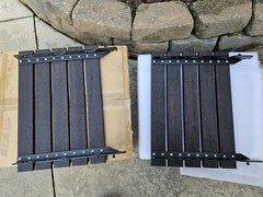 Side Shelves for Kamado Joe Classic Series. Grill Side Bamboo Shelves 5 Slats
