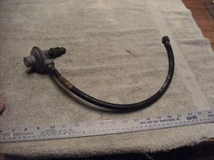 Vintage Gas Regulator & Hose Grand Hall 11″WC 9/86 Regulator & Hose See Picture