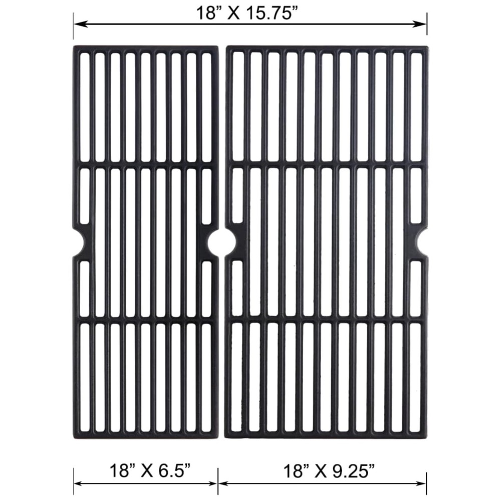 Durable Cast Iron Grill Grates for Charbroil G470-0002-W1
