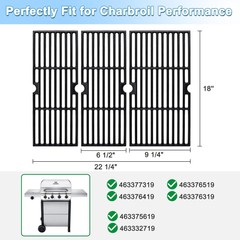 18 Inch Grill Grates for Char-Broil 463377319, 463376419, 463376319,G470-0002-W1