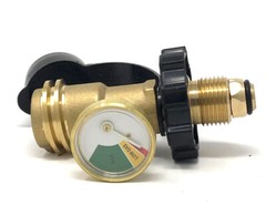Propane Tank Gauge Level Indicator Leak Detector Converts POL to QCC1 / Type 1 A
