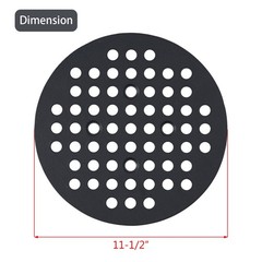 BJ-MFGC 11.5 Inch Cast Iron Fire Grate Grill Replacement Parts for Kamado Joe