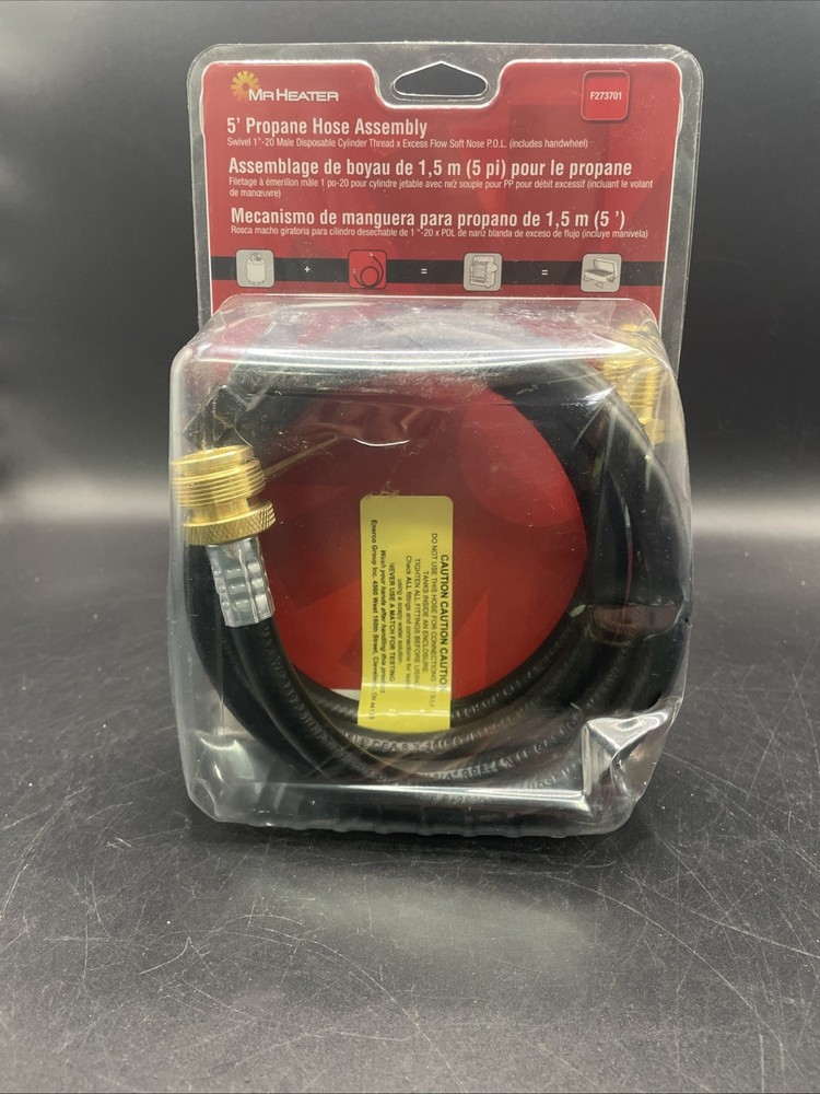 Mr Heater F273701 5ft Hose Connection for Buddy Heaters Propane Cylinders Camp