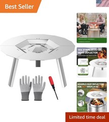 Heat Deflector for Solo Stove Bonfire 19.5″, Heat Deflector for Solo Stove Bo…