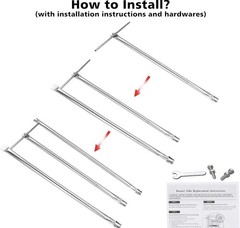 7508 Grill Burner Tube for Weber Genesis Silver B/C Gold B/C Spirit 700 Spiri…