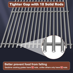 Grill Grates Flavorizer Bars Heat Deflectors Replacement for Weber Genesis 300