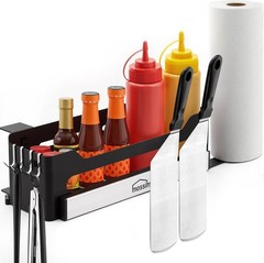 Griddle Caddy for Blackstone 28″/36″,w Magnetic Tool Holder & Paper Towel Holder