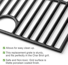 17 Inch Grill Grates for Nexgrill Home Depot 720-0830H 720-0783E 720-0670C, C…
