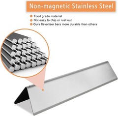 Stainless Steel Grill Heat Plates 3 Pack for Weber Spirit 200 Series E210 S210