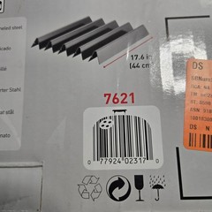 Genuine Weber 7621 Flavorizer Bars For Genesis 300 Series Gas Grill 5-Pack