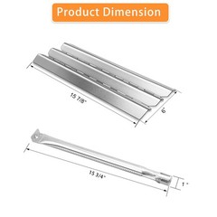 Heat Plates and Grill Burners Replacement for Sterling and Broil King Grill
