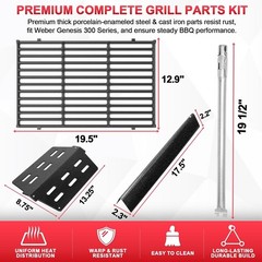 Grill Parts Kit for Weber Genesis 300 310 330 Genesis E330 E310 S310 S330 EP330