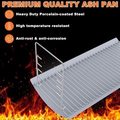 Chargriller Replacement Parts 27 in Ash Pan For Char Griller Charcoal Grill BBQ