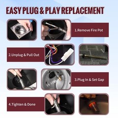 120V AC Hot Rod | Igniter Replacement for Camp Chef, Pit 1