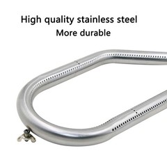 Hisencn Stainless Steel Gas Grill Burner Replacement, BBQ Tube SS