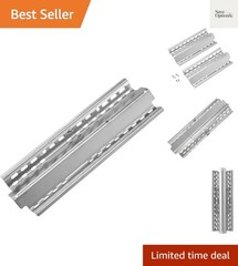 Universal Grill Replacement Adjustable Heat Plate Shield, Stainless Steel Hea…