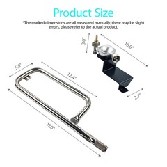 Regulator with 69957 Burner Tube for Weber Q Grill Parts,for Weber Q100,Q120,…