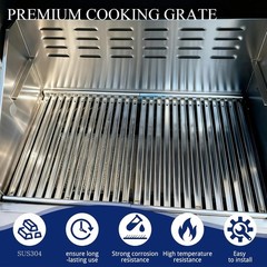 NEW 2 Pack Stainless Steel Grill Grates Replacement for TEC Patio II & Sterling