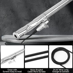 Compatible Nexgrill 4 Burner Replacement Parts with Heavy Duty Stainless Steel