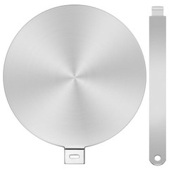 11″ Stainless Steel Heat Diffuser Plate for Induction, Gas, Glass Cooktops – Dur