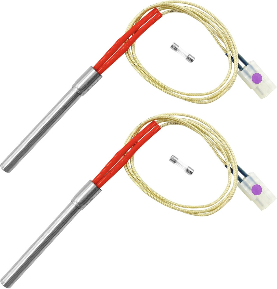 2 Pcs of AC Hot Rod/Grill Igniter Replacement, Compatible for Traeger, Pit Boss
