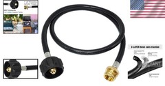 4 Feet Propane Hose Adapter: Securely Connect 1 lb to 20 lb Tanks Easily
