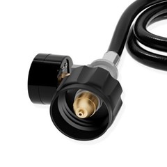 5 Feet Propane Hose Adapter with Propane Tank Gauge for QCC1/Type1 Tank