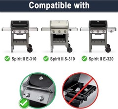 NEW Flavorizer Bars for Weber Spirit II E-310 GS4 Replace 67046 ,5-Pack