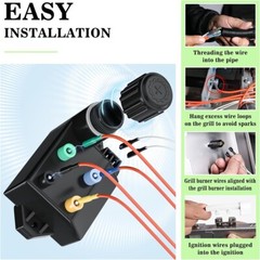 66355 Grill Igniter Replacement for Weber Genesis II 410/210 Series Gas Grill