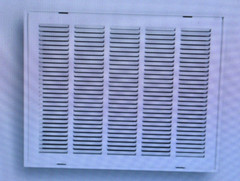 Airmate T Bar Insulated Filter Grill Replacement White Steel 24″ x 24″ x 1-1/2″