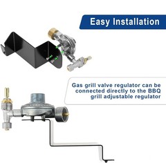 For Weber Q1000 Q1200 50060001 50060301 Gas Grill Contorl Valve Regulator 64866