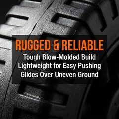 6 Pcs Blow Molding Wheel Sack Truck Mower Replacement Wheels Hand