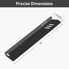 NEW 15″ Grill Heat Plates for Dyna-Glo Backyard Grill 4-Burner, 4-Pack US