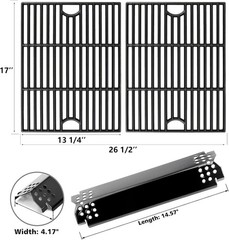 New Grill Parts for Nexgrill 720-0830H 720-0888 Heat Plate & Grates
