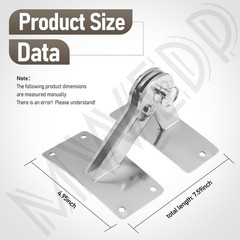 Stainless Steel Hinge Gasket Kit for 18.5″ & 22.5″ Smokers – Quick Release BBQ L