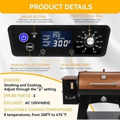 Pit Boss AC03P9 Digital Control Board PID Thermostat Kit LCD Temp…