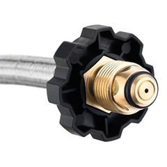 Propane Y-Splitter Adapter Hose with Brass Fittings for Dual Tank Connection