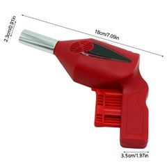 Trigger Action Fire Blower for Efficient Charcoal Grilling and Cooking