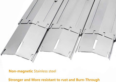 Universal Heat Plates Tent Shield Grill Parts Stainless Steel Adjustable