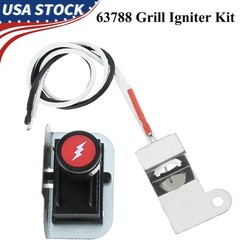 63788 Gas Grill Igniter Kit Push Button Replace For Weber Q320 Q3200 Series