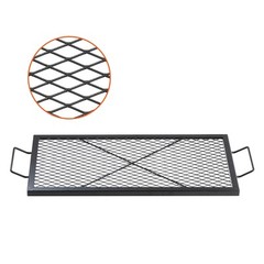 VEVOR 32″ Rectangle Cooking Grate Fire Pit Grill Grate X-Marks Heavy-Duty Steel