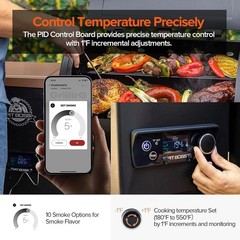 PID WiFi App Control Board Replacement Parts for Pit Boss, ±1°F Control Stead…