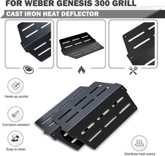 Genesis E310 Grill Replacement Parts 7621 Flavorizer Bars Parts 7524 Grill Grate