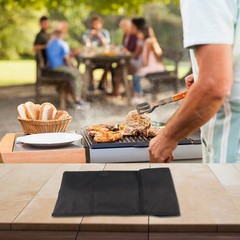 600D Fabric Foldable BBQ Tool Bag Portable Organizer for Picnic Grilling